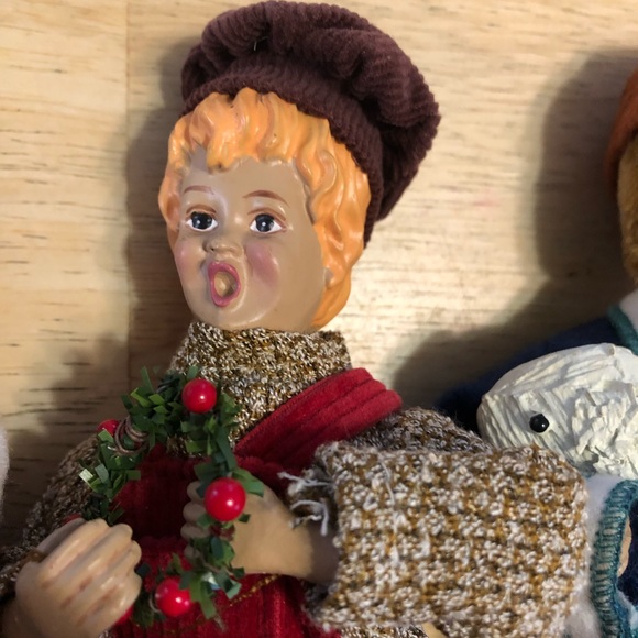 Vintage Christmas Carolers Children Lot of 4 - Picture 6 of 11